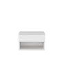 Hanah Home Jamot Mesilla de Noche Blanca